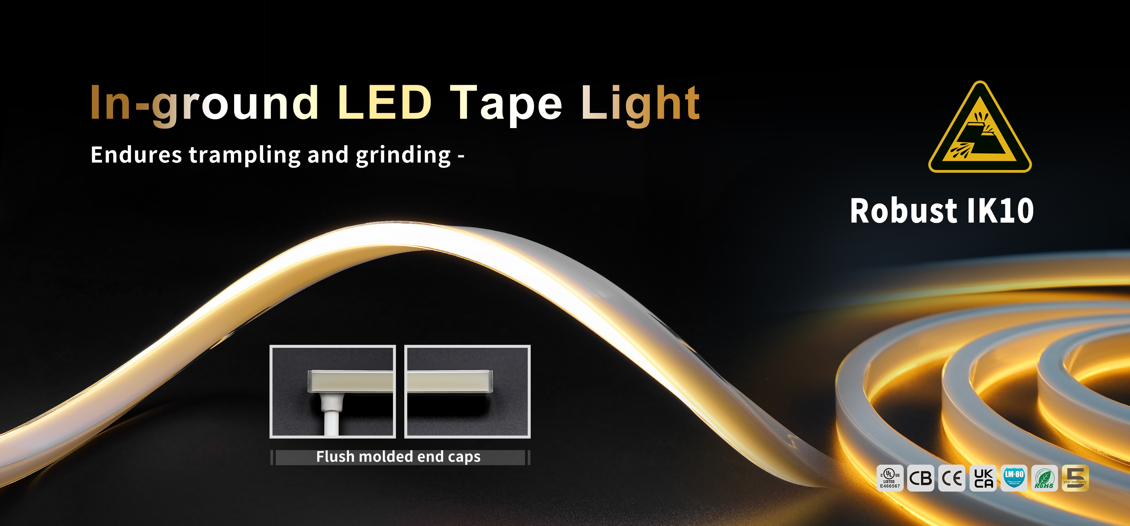 In-ground LED Tape Light.