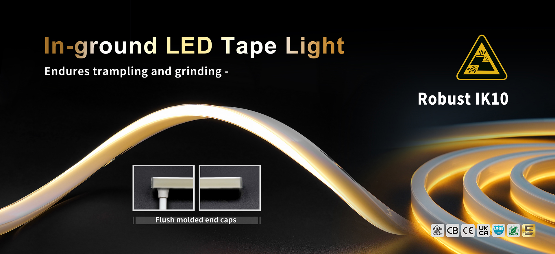 In-ground LED Tape Light.